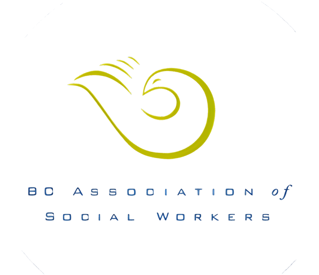 BC Association of Social Workers Logo on blank background